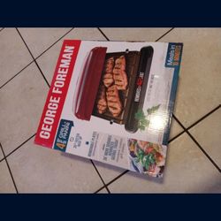 GEORGE FOREMEN GRILL &PANINI 4 SERVING S