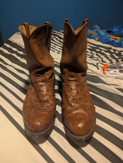 Ostrich Boots
