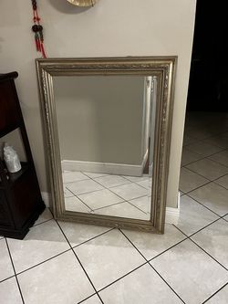 Large Gold Frame Mirror