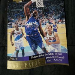 PRISTINE 10 - Karl Malone Basketball Card 