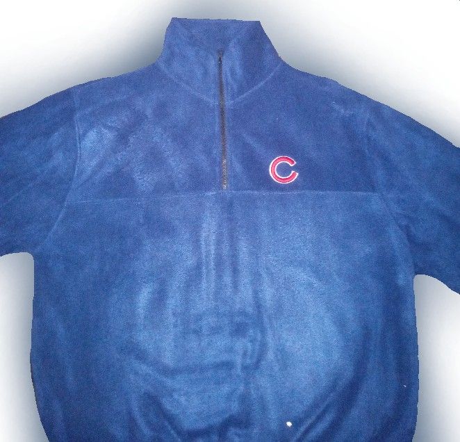 Navy Blue Chicago Cubs Fleece