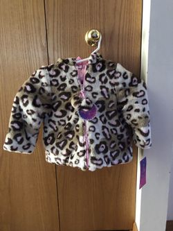 Brand new kids faux fur Reversible coat