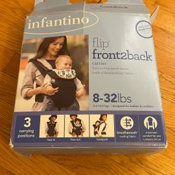 Infantino Flip Front2back Carrier 8-32lbs-Black-$10 OBO