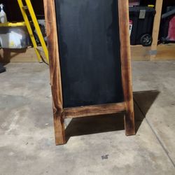 Easel, Chalk Board