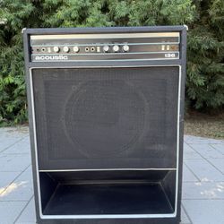 ACOUSTIC 136 BASS AMP 1970’s