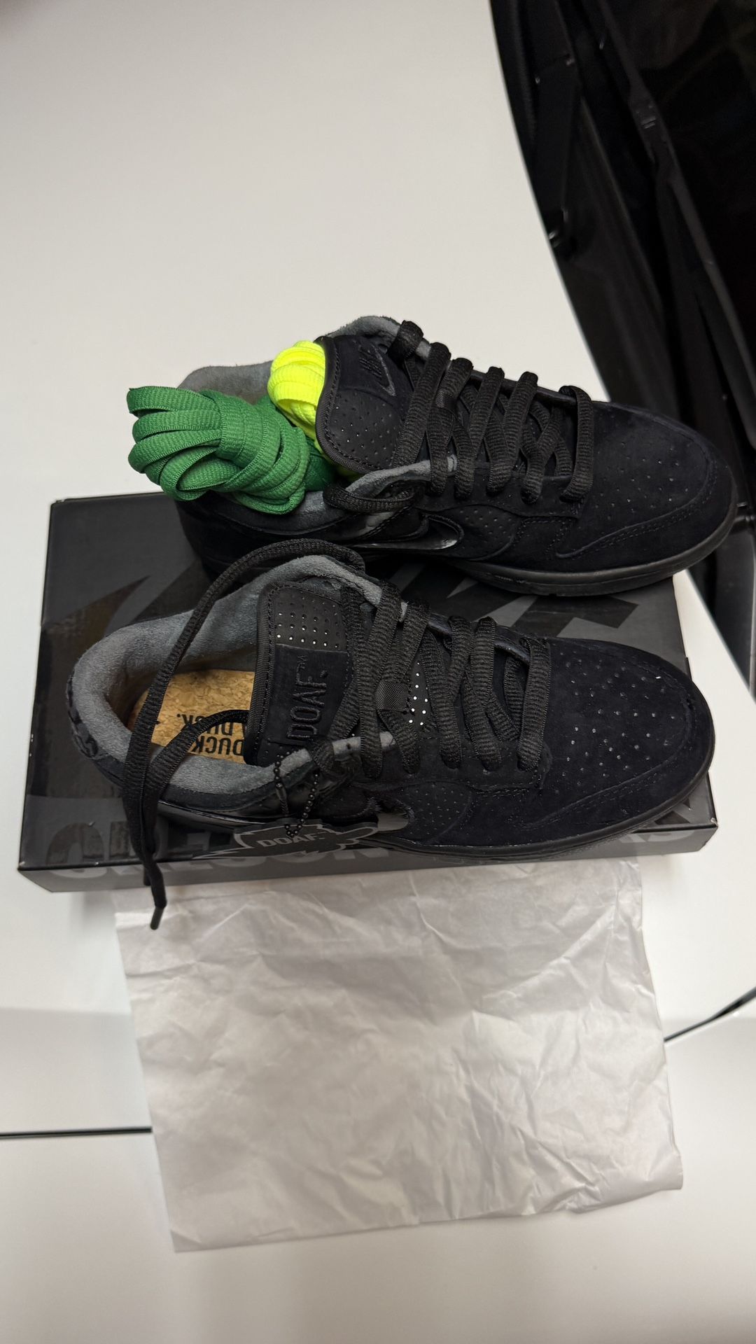 Ducks of a Feather x Nike Dunk Low “Black University of Oregon PE