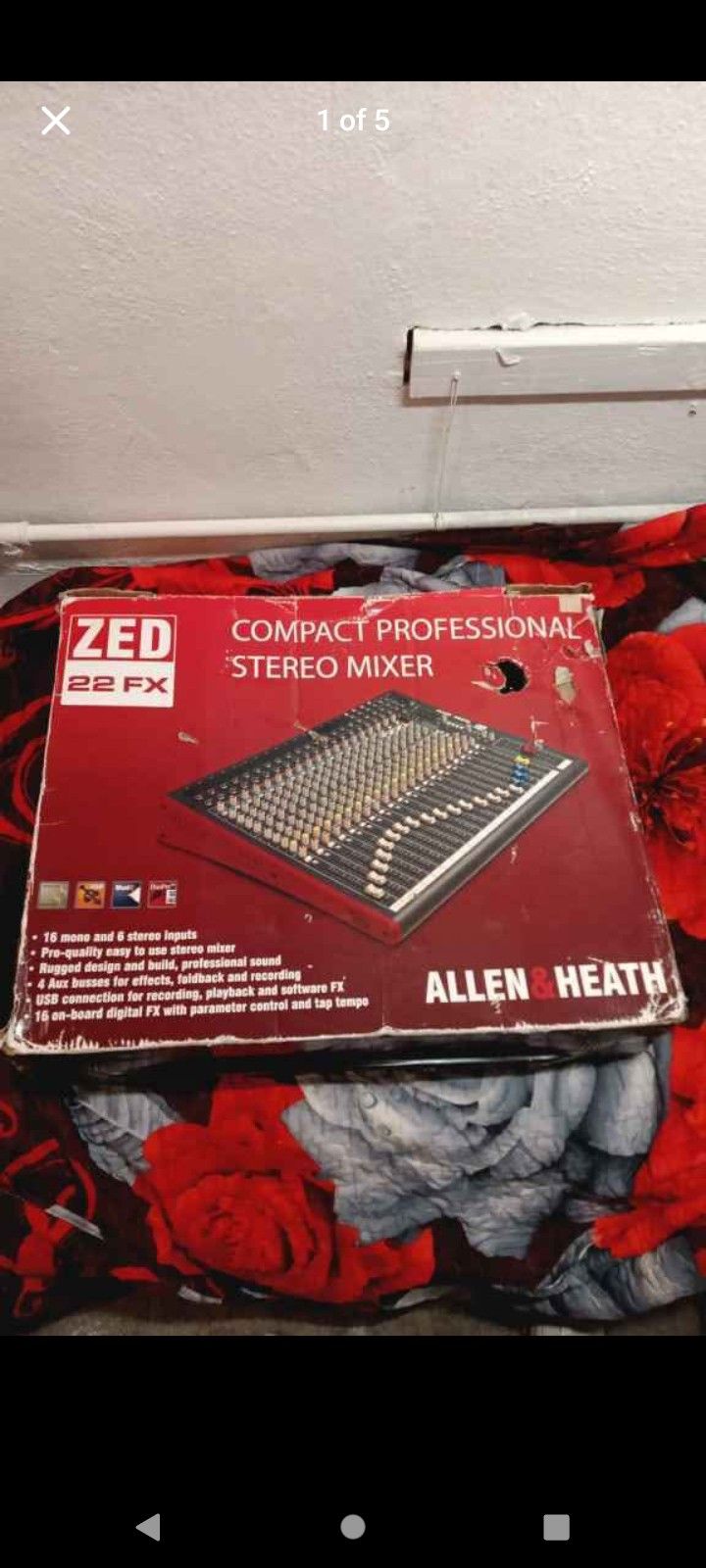 22 Fx Allen & Heath Mixer