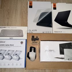 New 16” M3 Pro MacBook Pro + Logitech MX + Ascrono Dock Bundle  - Factory Sealed