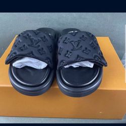 Lv Slides Size 9 In Box Never Worn 