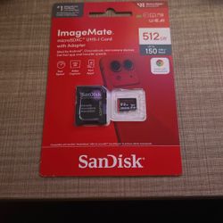 SanDisk 512GB ImageMate microSDXC UHS-I Memory Card with Adapter