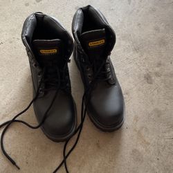 Stanley Men's Waterproof 9" Steel Toe Logger Leather Work Boot 1428 Size 9 or 9.5 