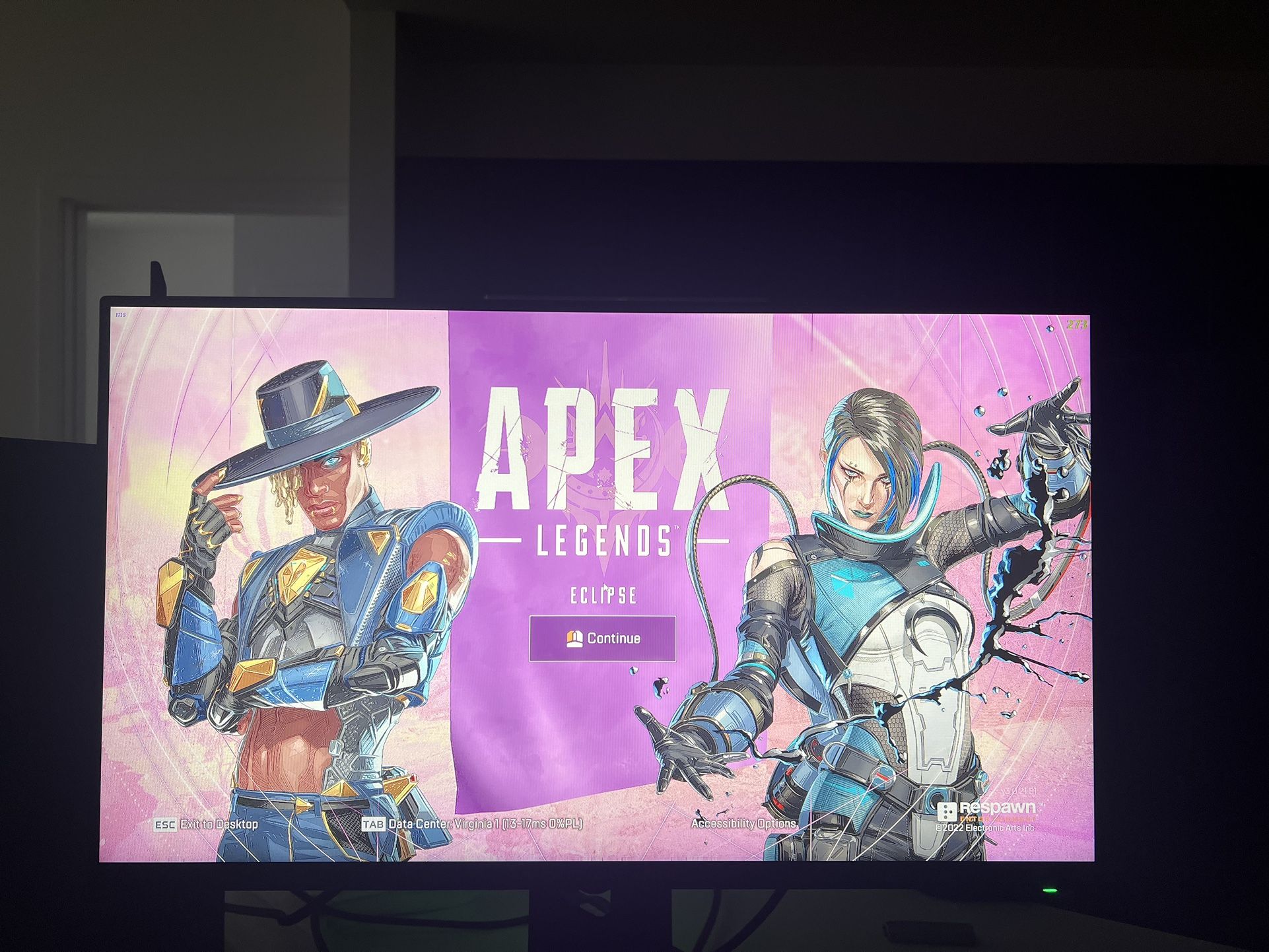 Alienware Gaming monitor 240hz AW2521HF