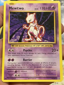 2016 Evolutions Mewtwo