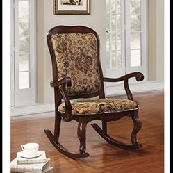 ACME  Sharan Rocking Chair, Cherry