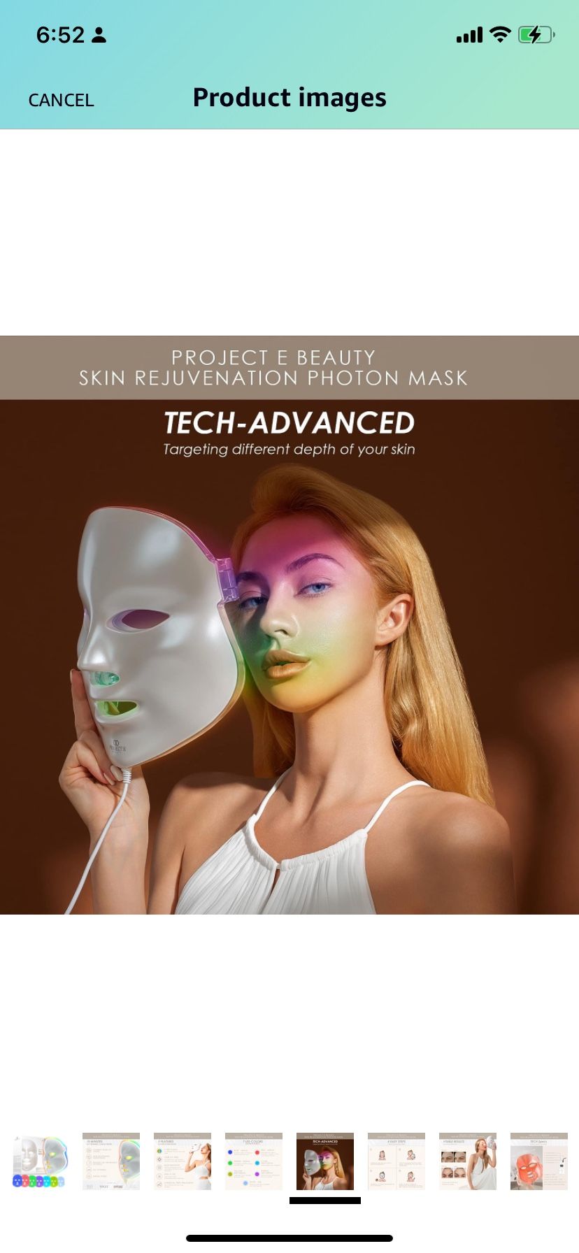 Led-Face-Mask-Light-Therapy, 7 in 1 Color Led Light Therapy