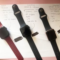 Apple Watch: Series 3, Series 8 & SE