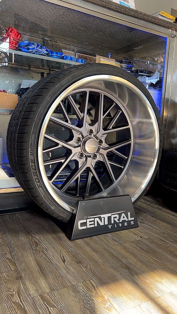 22x8.5 22x12 Corsart Kingpin Wheels. 5x5 Chevy C1500 C10 Squarebody OBS