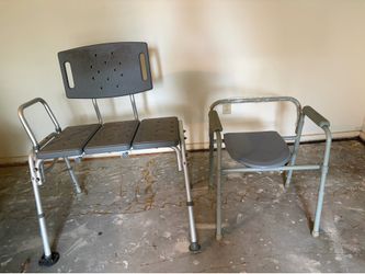 Shower chair and bedside commode
