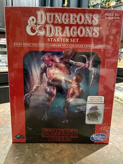 Dungeons & Dragons starter set Stranger Things edition brand new sealed