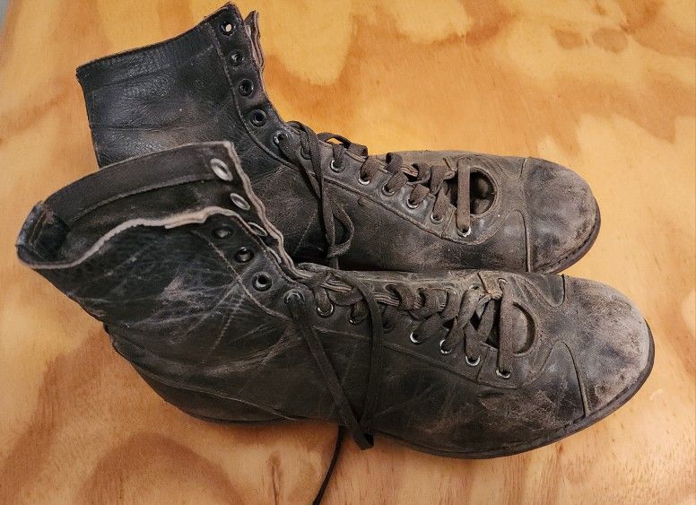 Vintage 1953 54 High-School Football Cleats