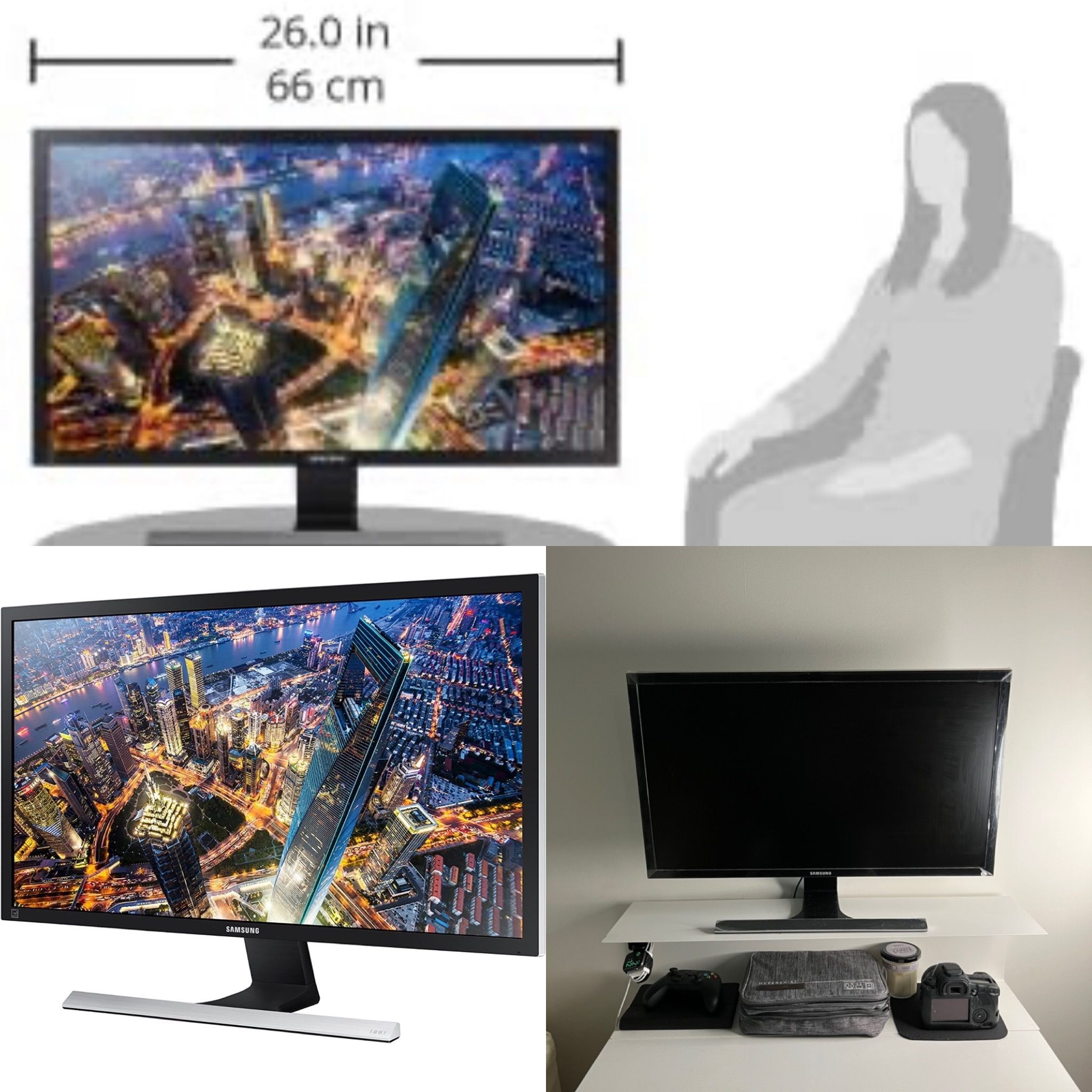 UHD Monitor - SAMSUNG U28E590D 28-Inch 4k UHD LED-Lit Monitor
