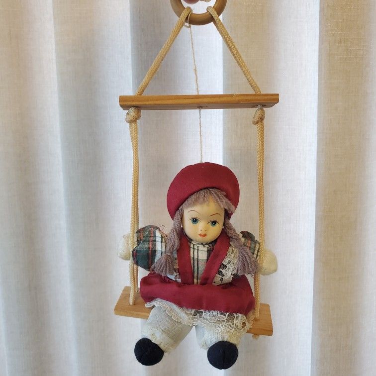 Vintage Child On A Swing Ornament