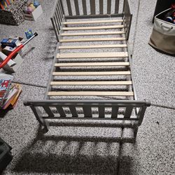 Toddler Bed Frame Good Condition Gray