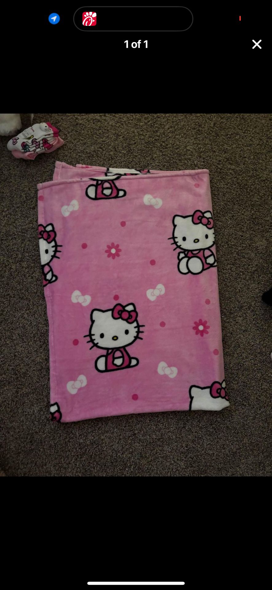 hello kitty blanket 