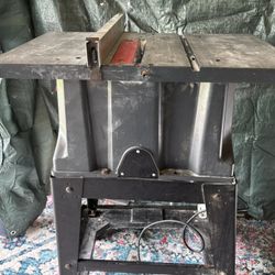 Craftsman’s Table saw With Stand