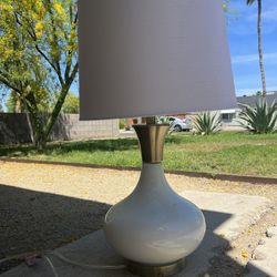 vintage lamp with shade
