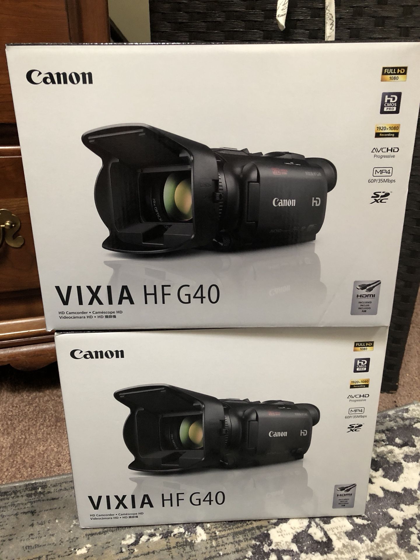CANON VIXIA HF G40 HD CAMCORDER