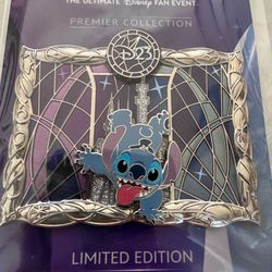 D23 THE ULTIMATE DISNEY FAN EVENT PREMIER COLLECTION PIN STITCH LE 1000