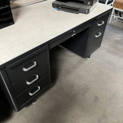 Black Vintage Desk - Tanker Desk 