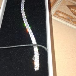 Jaxxon Tennis Bracelet Round Gems 