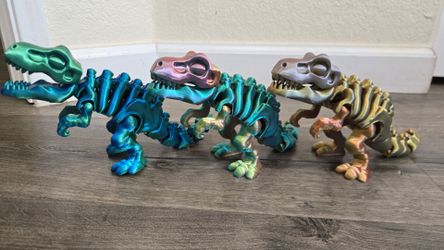 Articulated 3D Printed Trex dinosaur