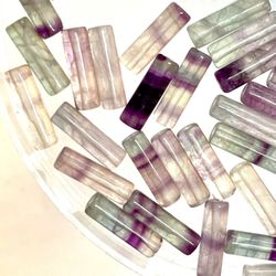 28 7mm Fluorite Beads