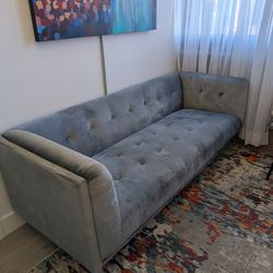82" Velvet Sofa