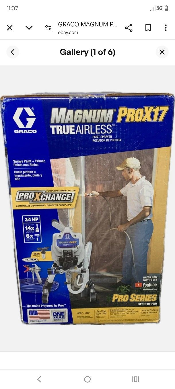 Graco Airless Paint Sprayer 