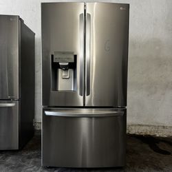 LG French Doors Counter Depth Stainless Steel Refrigerator 