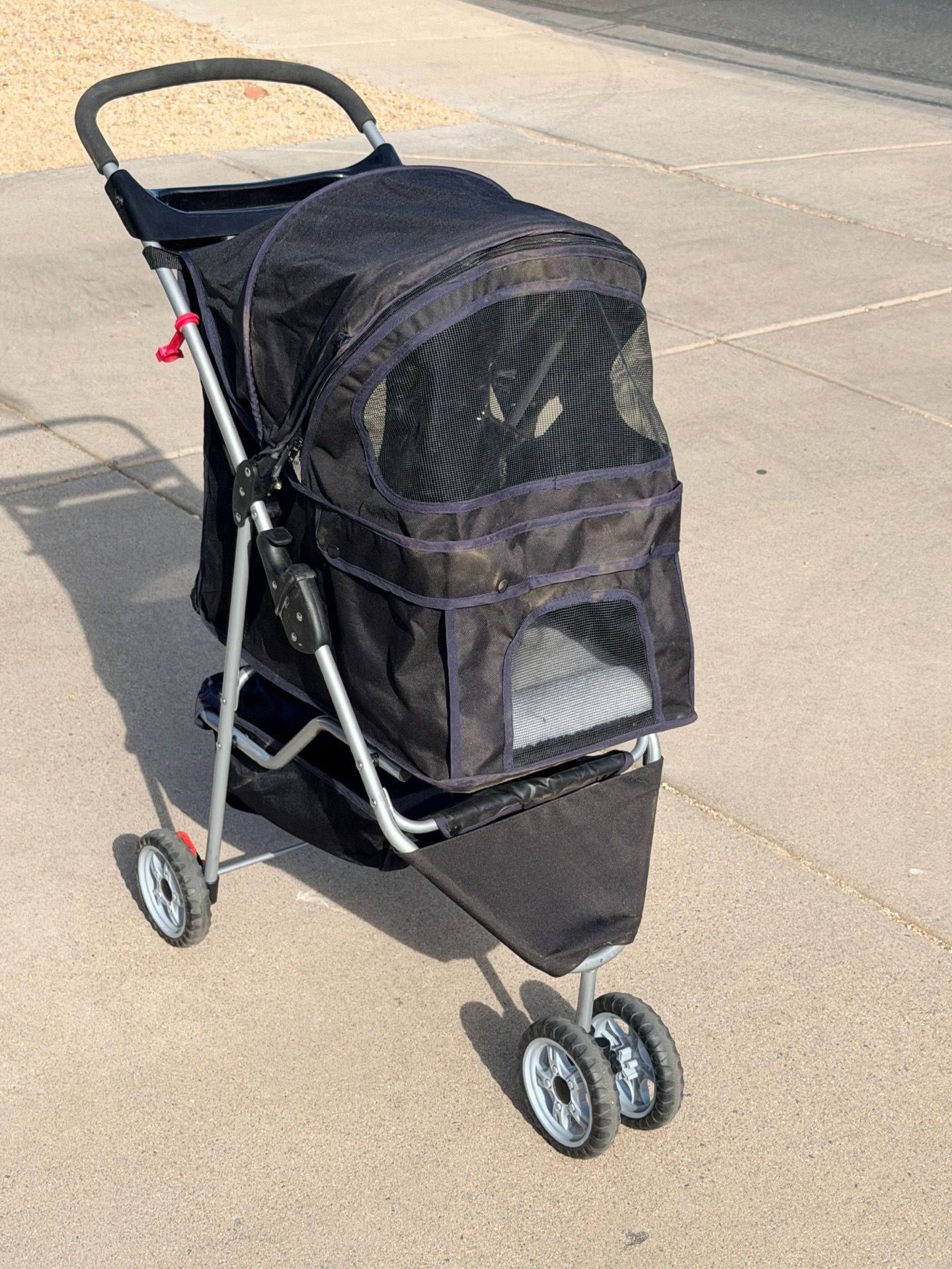 Folding Small Pet Dog / Cat Rolling Stroller