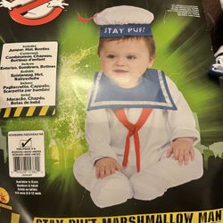 Ghost Buster Infant Stay Puft Marshmallow Costume 