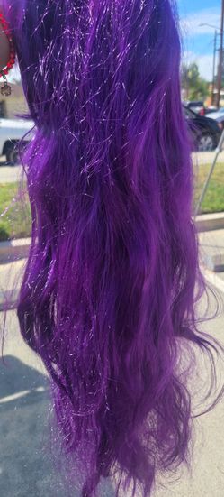 Purple wig