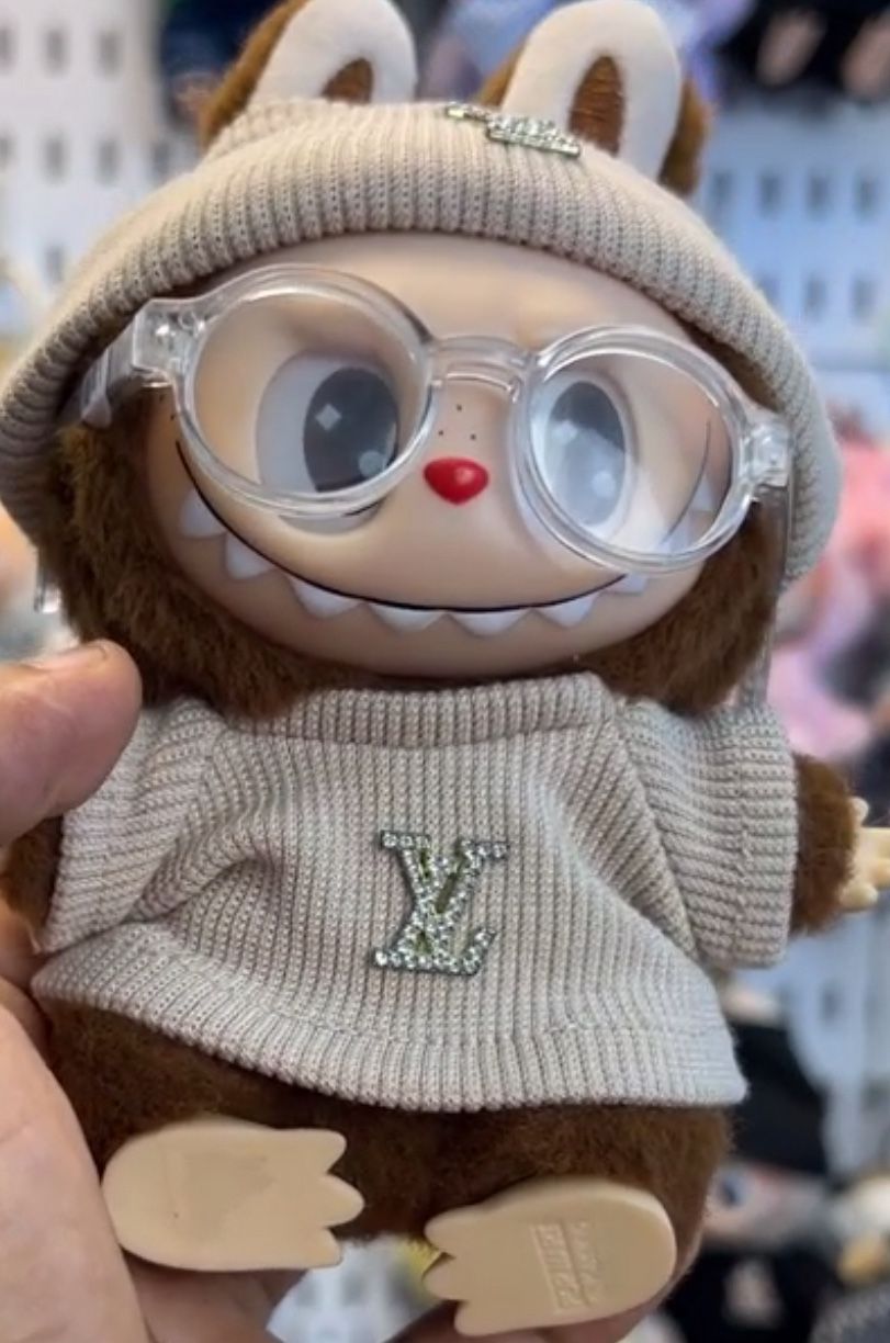 Lv Labubu Outfit With Glasses