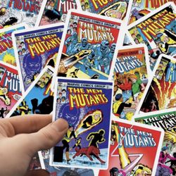 The New Mutants Comic Book Stickers 40 Piece
