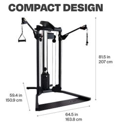 🔥CENTR Compact Home Gym Cable Machine‼️