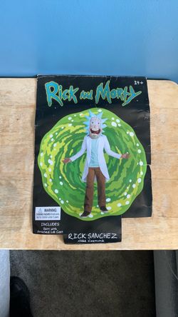 HALLOWEEN RICK AND MORTY ADULT SIZE SMALL COSTUME