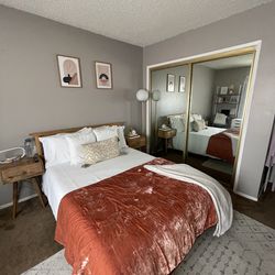 Full Size Bed Frame + Mattress