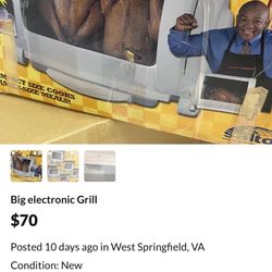 Big electronic grill