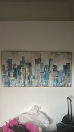 City Skyline Painting