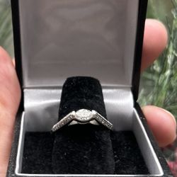 Natural Diamond Ring Size 8 